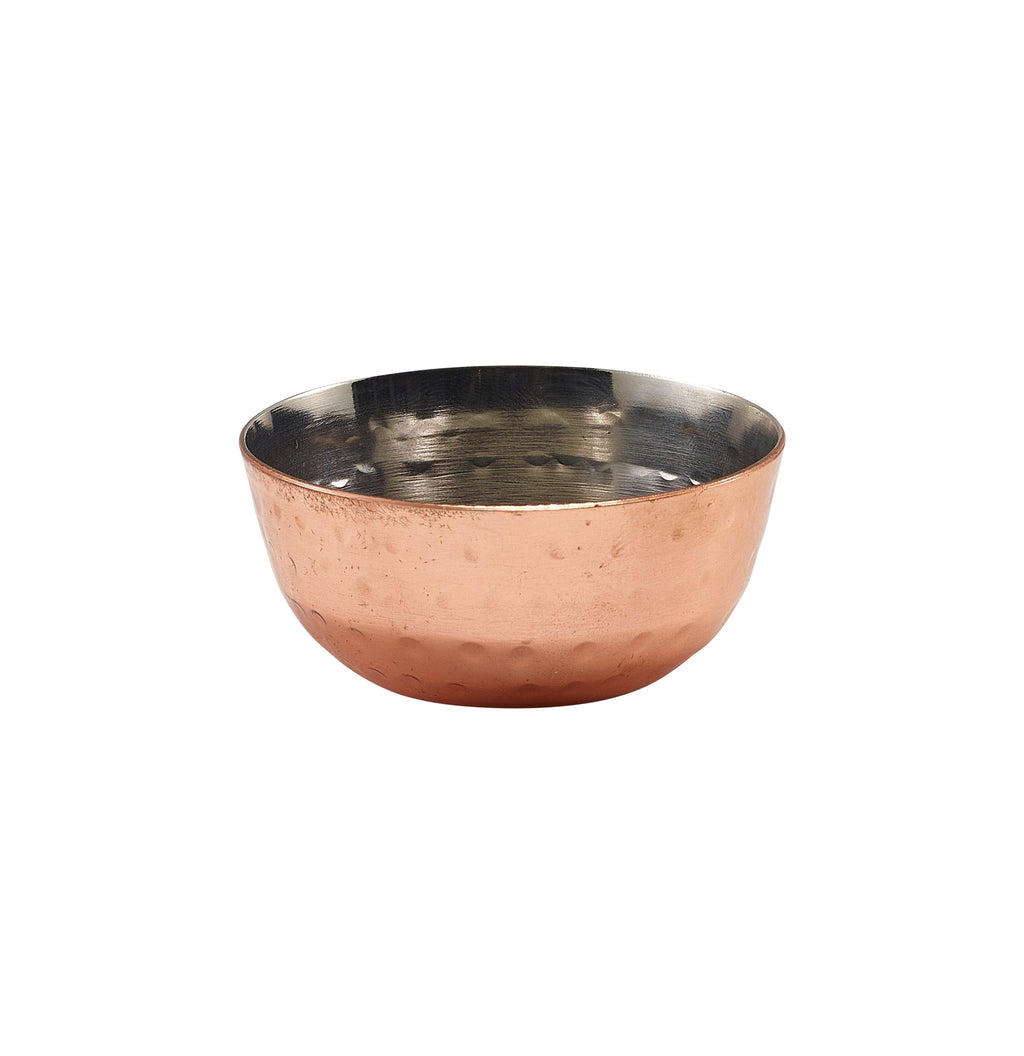 Genware Copper Plated Mini Hammered Bowl 57ml / 2oz (Box Of 24)