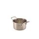 Genware Mini Stainless Steel Casserole Dish 10 x 5.8cm (Box Of 12)