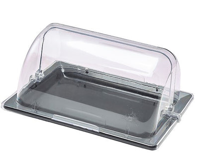 Polycarbonate Gastronorm Roll Top Lid 1/2 Size