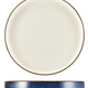 Terra Porcelain Aqua Blue Two Tone Presentation Plate 21cm  (Box Of 6)