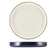 Terra Porcelain Aqua Blue Two Tone Presentation Plate 26cm (Box Of 6)