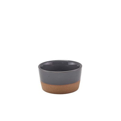 Genware Kava Dark Grey Stoneware Ramekin 7.5cl/ 2.5oz (Box Of 12)