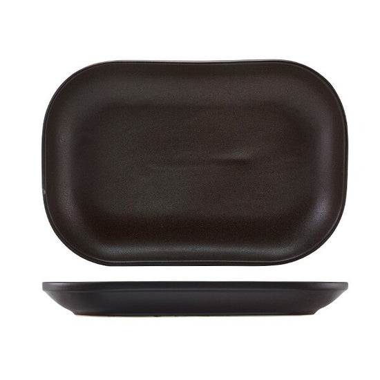 Terra Stoneware Antigo Rectangular Plate 29cm X 19.5Cm (Box Of 6)