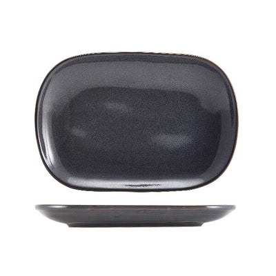 Terra Stoneware Rustic Blue Rectangular Plate 24cm x 9.4cm (Box Of 12)