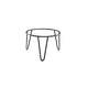 Genware Black Anti-Slip Hairpin Riser 242 x 150 x 213mm (Dia x H x Dia)