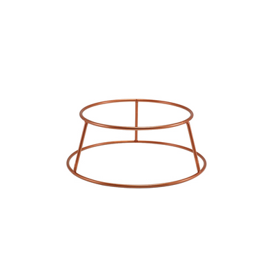 Genware Copper Anti-Slip Round Buffet Riser 10cm