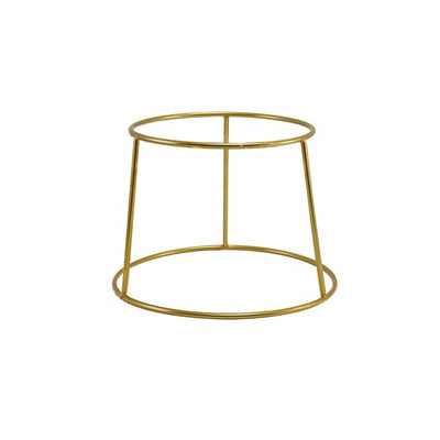 Genware Gold Anti-Slip Round Buffet Riser 18cm