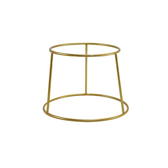 Genware Gold Anti-Slip Round Buffet Riser 18cm