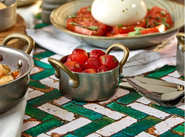 Mini Casserole Dish Vintage Steel 7 x 3.75cm (Box Of 6)