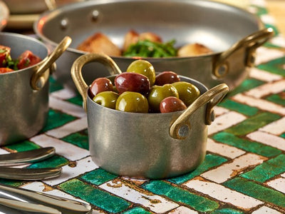 Mini Casserole Dish Vintage Steel 7.8 x 4.5cm (Box Of 6)