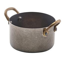 Mini Casserole Dish Vintage Steel 9 x 5.25cm (Box Of 6)