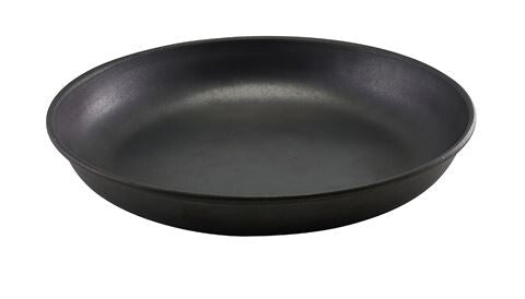Coupe Plate Vintage Steel Black 24cm x 3.7cm (Box Of 12)