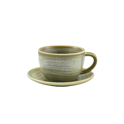 Terra Porcelain Matt Grey Saucer 14.5Cm (Box Of 6)