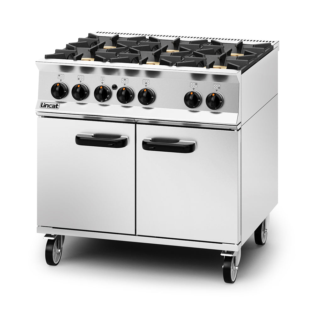 Lincat Og8002/p 6 Burner Propane Gas Oven Range