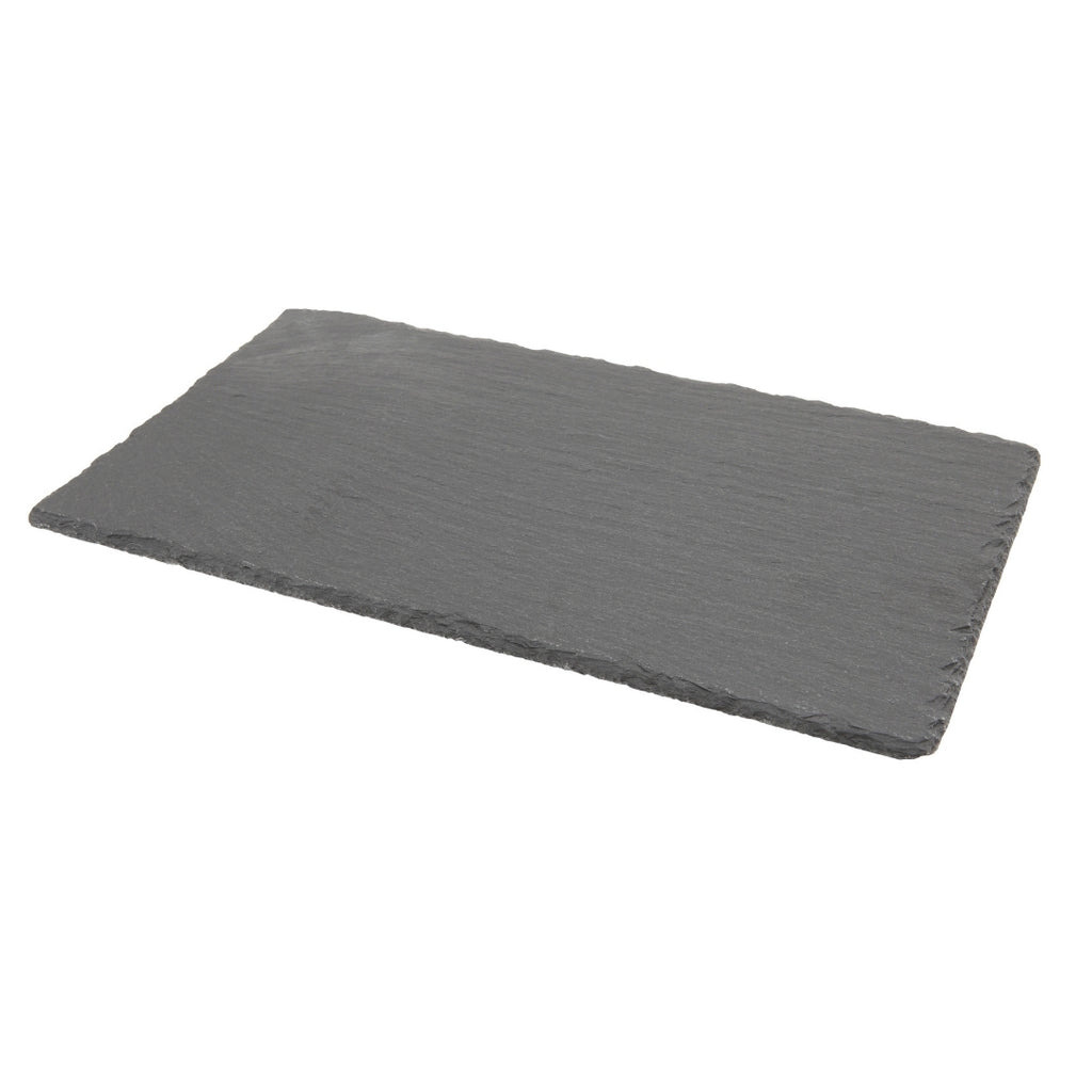 Slate Platter Natural Edge 25 x 13 x 0.5cm (Box Of 6)