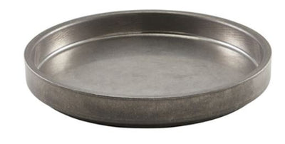 Genware Vintage Steel Presentation Plate 20.5cm (Box Of 6)
