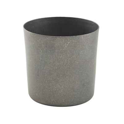 Serving Cup 8.5cm x 8.5cm Vintage Stainless Steel (Box Of 12)
