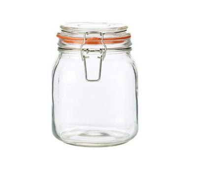 Terrine Glass Jar 1L 11 X 15cm (Box Of 6)