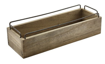 Industrial Wooden Crate 34cm x 12cm x 9cm