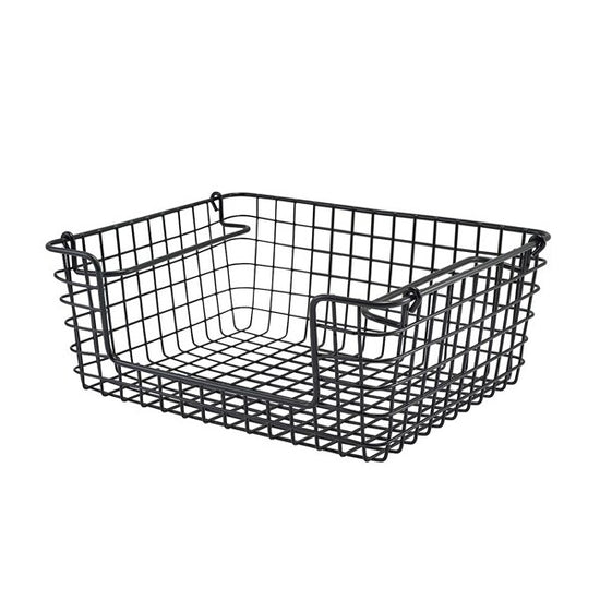 Genware Black Wire Open Sided Display Basket GN 1/2 31.5cm x 25.5cm x 12cm