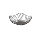 Wire Basket Lotus Leaf Black 28.5 x 10cm
