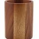 Genware Acacia Wood Cutlery Cylinder