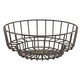 Black Deco Display Basket 25 x 10cm