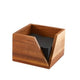 Genware Acacia Wood Serviette Holder 14cm x 10cm