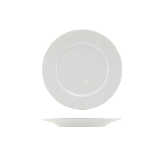 Incise Porcelain Lavara Winged Plate 20cm (Box Of 6)