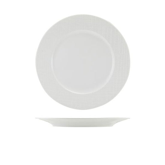Incise Porcelain Lavara Winged Plate 25.5cm (Box Of 6)