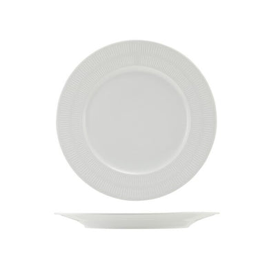 Incise Porcelain Solara Winged Plate 25.5cm (Box Of 6)