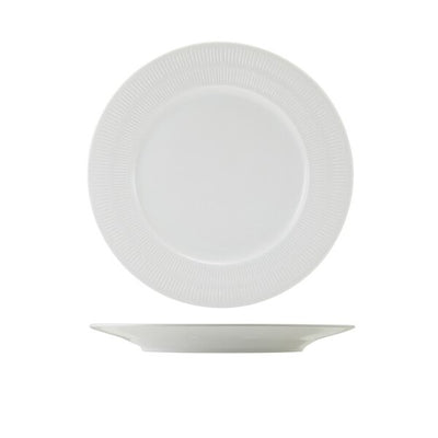 Incise Porcelain Solara Winged Plate 27cm (Box Of 6)
