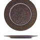 Terra Porcelain Fluted Winged Plate 26cm Black (Box Of 6)