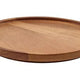 Genware Acacia Wood Presentation Plate 20.5cm X 2Cm