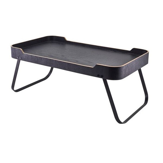 Genware Black Wood Veneer Room Service Tray 59 x 30 x 23cm