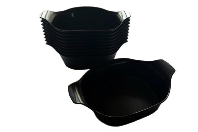 Harfield Polypropylene Multidish Black 450ml / 19.3cm x 13.8cm x 4.4cm (Pack Of 10) (325Bla)