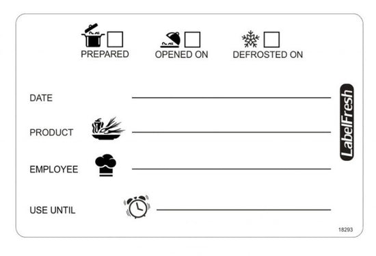 Harfield Removable Warning Label Roll Of 500 - Universal (801Uni)