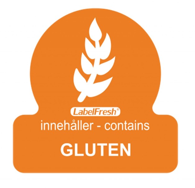 Harfield Removable Warning Label Allergen Roll Of 500 (831)