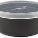 Harfield Black Bowl With Clear Lid 1200ml (A693bla)