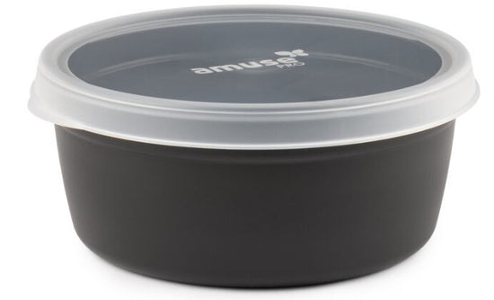 Harfield Black Bowl With Clear Lid 1200ml (A693bla)