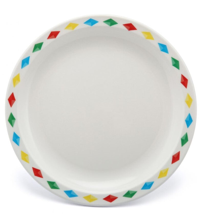 Harfield Duo Polycarbonate Plate 17cm With Patterned Rim (025P)