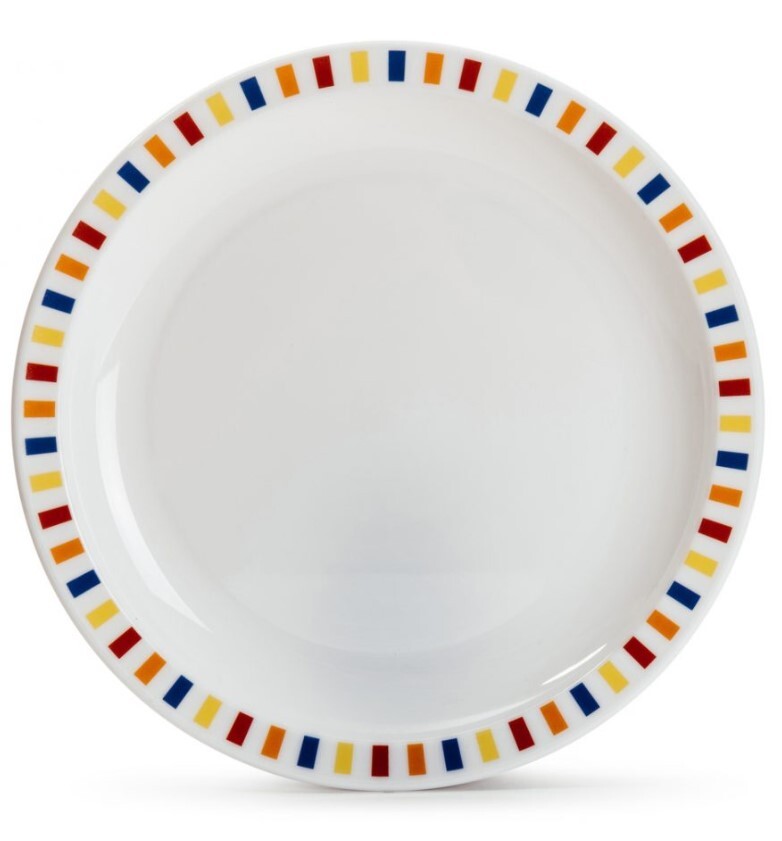 Harfield Duo Polycarbonate Plate 17cm With Patterned Rim (025P)
