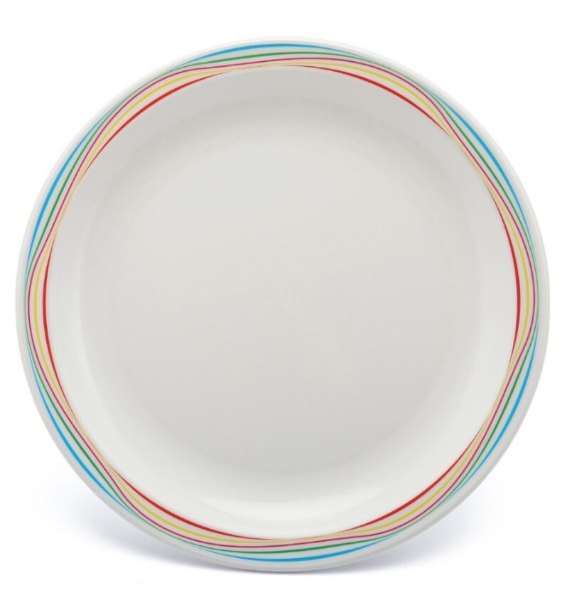 Harfield Duo Polycarbonate Plate 17cm With Patterned Rim (025P)