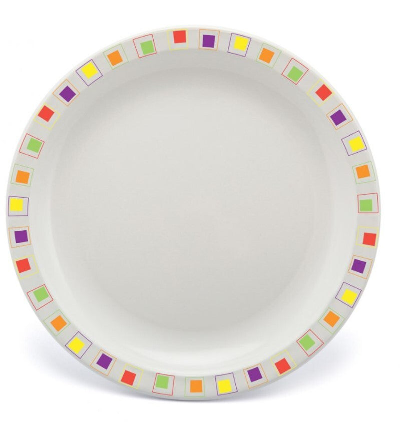 Harfield Duo Polycarbonate Plate 23cm With Patterned Rim (024P)