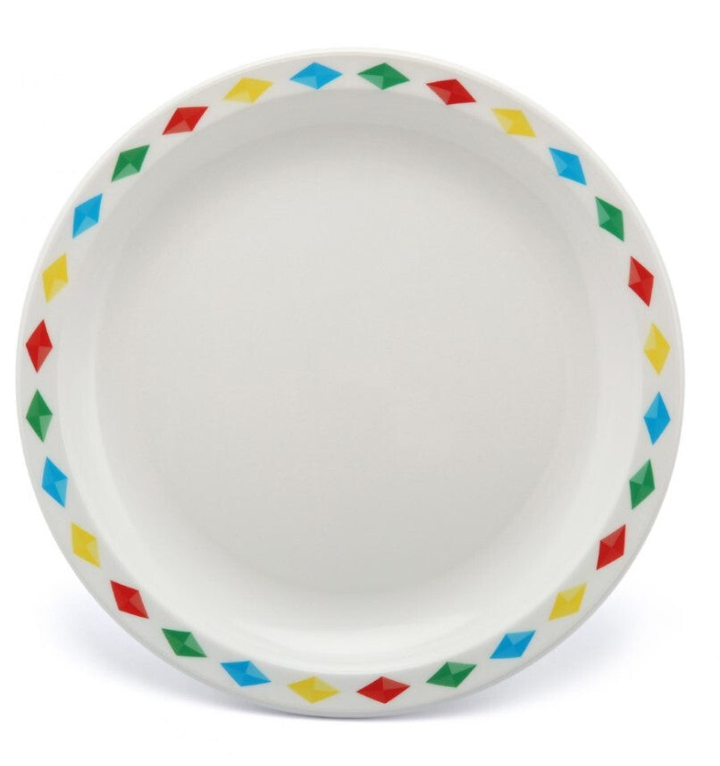Harfield Duo Polycarbonate Plate 23cm With Patterned Rim (024P)