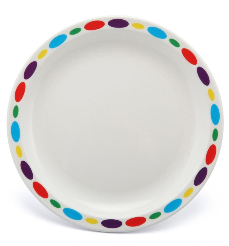 Harfield Duo Polycarbonate Plate 23cm With Patterned Rim (024P)