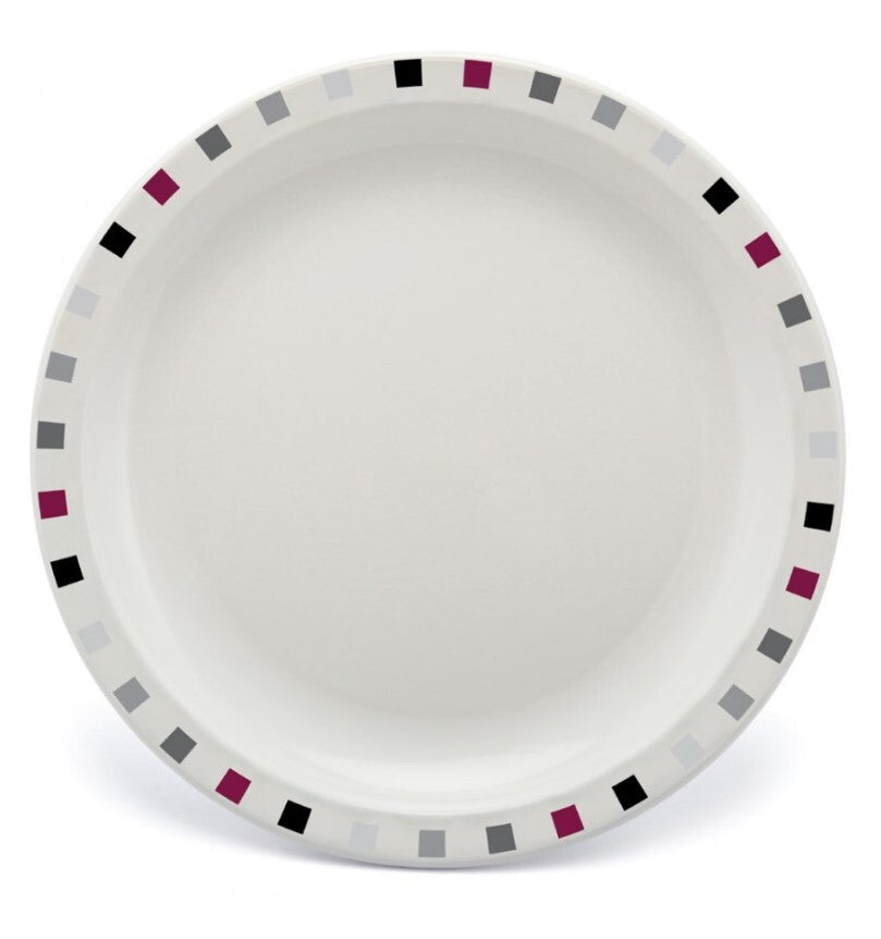 Harfield Duo Polycarbonate Plate 23cm With Patterned Rim (024P)
