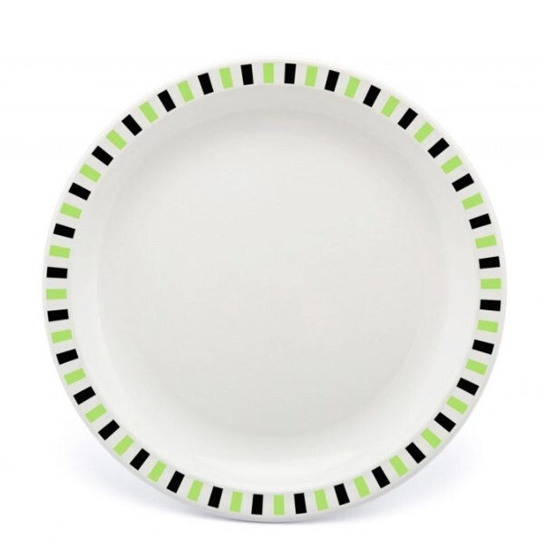 Harfield Duo Polycarbonate Plate 25.5cm With Patterned Rim (228P)