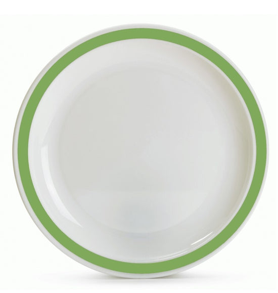 Harfield Duo Polycarbonate Plate 17cm With Solid Colour Rim (025)