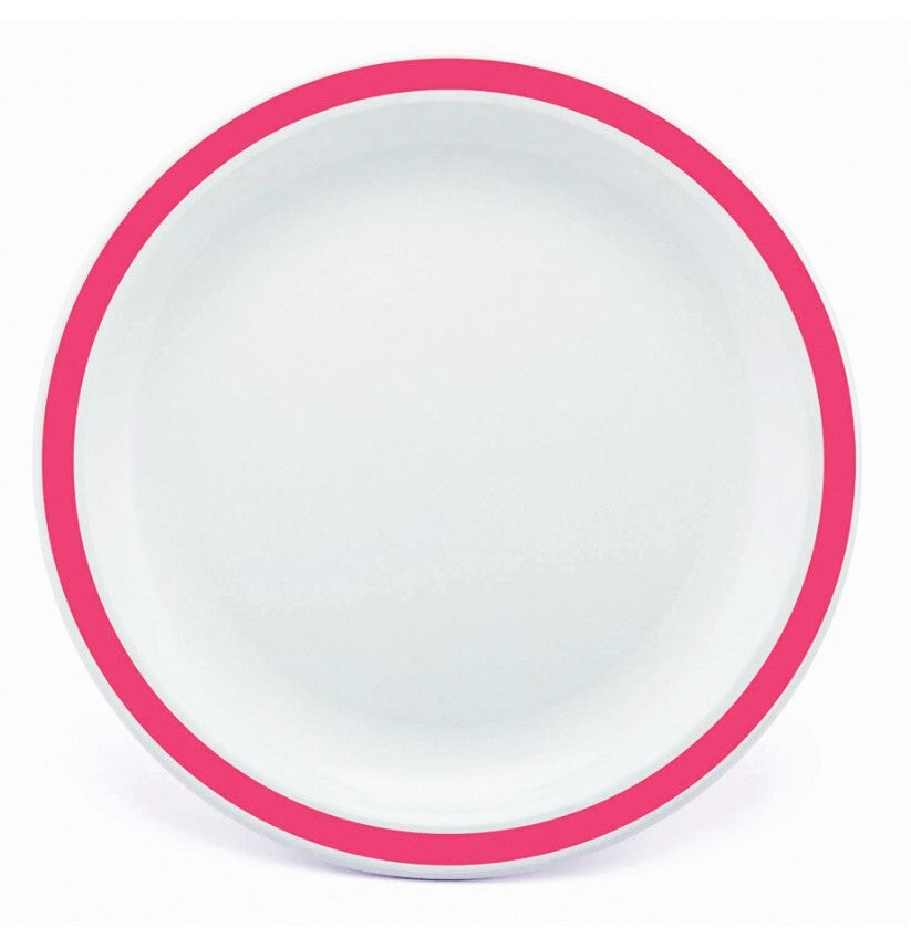 Harfield Duo Polycarbonate Plate 17cm With Solid Colour Rim (025)